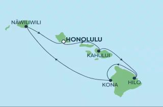 Hawaii legszebb szigetei - csoportos hajóút a Pride of America fedélzetén - OTP Travel Utazási Iroda